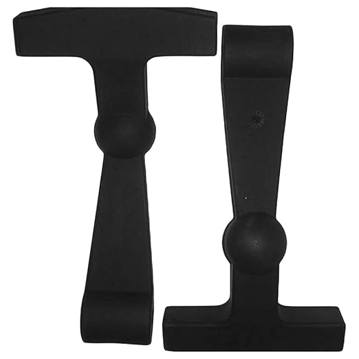 2-Pack Replacement Lid Latches for Yeti and RTIC - Black Rubber, Cooler Latches Replacement for Yeti, RTIC, and More - Hard Handle Grips, 4.6 x 2.5 Inches